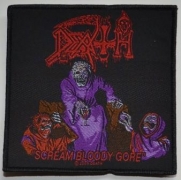 DEATH - Scream Bloody Gore - woven Patch