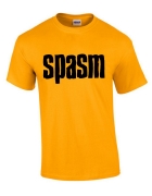SPASM - black Logo - gold-yellow T-Shirt