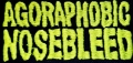 AGORAPHOBIC NOSEBLEED - embroidered Logo Patch