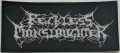 RECKLESS MANSLAUGHTER - Logo - Gewebter Aufnäher