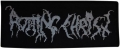 ROTTING CHRIST - Silver Logo - woven Patch
