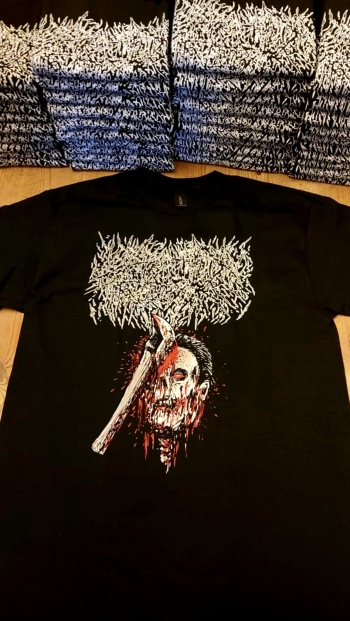 LIQUID VISCERA - Axe - T-Shirt Größe XXXL