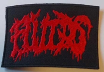 FLUIDS - embroidered red logo Patch (by SMG) FLUIDS - embroidered red logo Patch (by SMG)