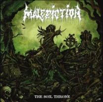 MALEDICTION - 12'' LP - The Soil Throne (Splatter Vinyl) MALEDICTION - 12'' LP - The Soil Throne (Splatter Vinyl)