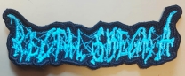 RECTAL SMEGMA - blue cut-out Logo embroidered Patch (by SMG) RECTAL SMEGMA - blue cut-out Logo embroidered Patch (by SMG)