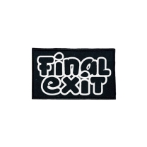 FINAL EXIT - embroidered Logo PATCH (by SMG) FINAL EXIT - embroidered Logo PATCH (by SMG)