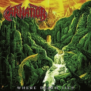 CARNATION - 12'' LP - Where Death Lies (Red White Black Marbled Vinyl)