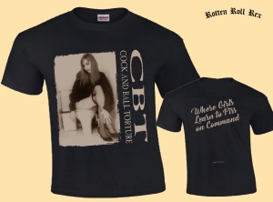 COCK AND BALL TORTURE - Where Girls Learn to Piss on Command - T-Shirt size XXXXL