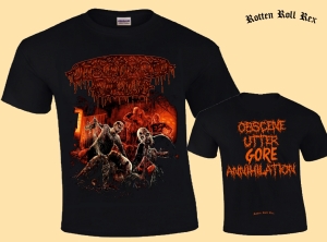 DISGORGED FOETUS - Obscene Utter GORE Annihilation - T-Shirt Größe XXL