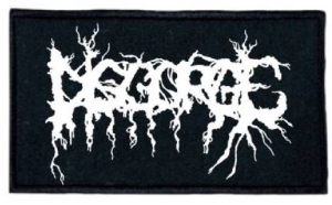 DISGORGE (Mex) - white Logo - Embroidered Patch (by SMG)