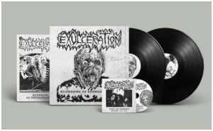 EXULCERATION - Gatefold 2LP + CD - Syndrome of regurgitation (Black Vinyl)