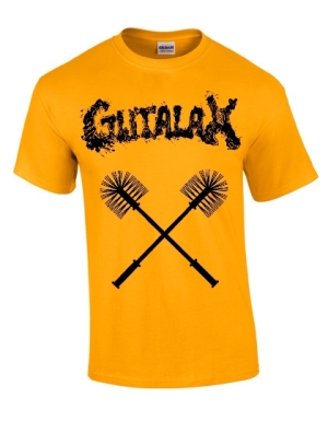GUTALAX - toilet brushes - gold T-Shirt size XL