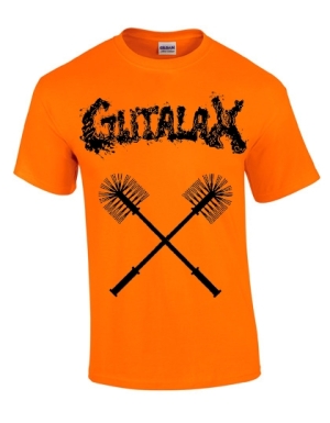 GUTALAX - toilet brushes - savety orange T-Shirt Größe XXL