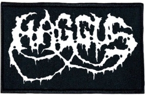 HAGGUS - embroidered white Logo Patch (by SMG)