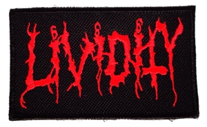 LIVIDITY - embroidered  RED logo Patch (by SMG)