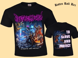 RECTAL SMEGMA - To serve and protect - T-Shirt Größe XXL
