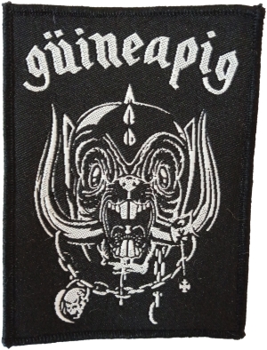 GUINEAPIG - Skull - woven Patch