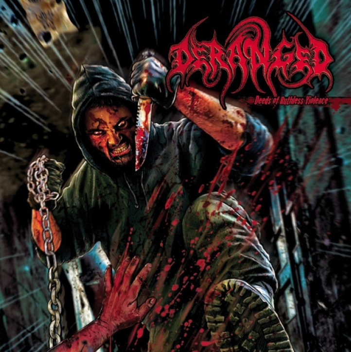 DERANGED - 12'' LP - Deeds Of Ruthless Violence (black Vinyl)