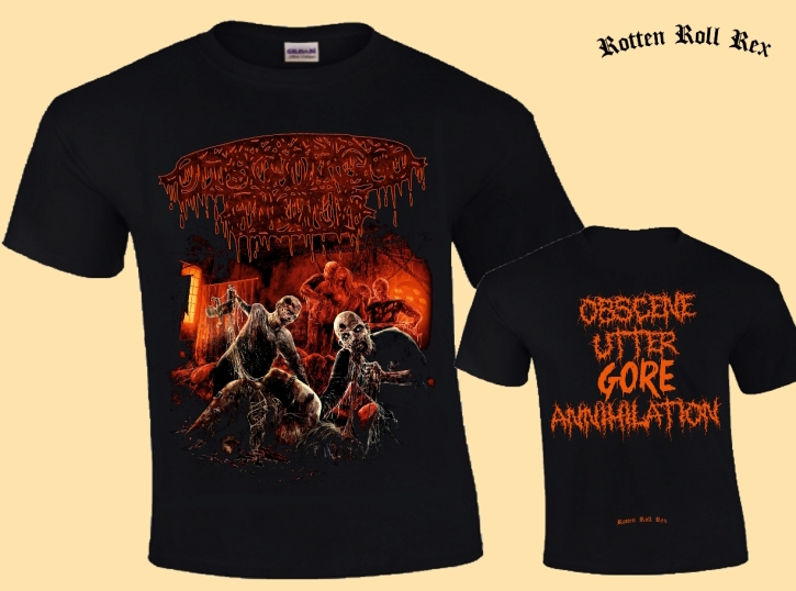 DISGORGED FOETUS - Obscene Utter GORE Annihilation - T-Shirt Größe M