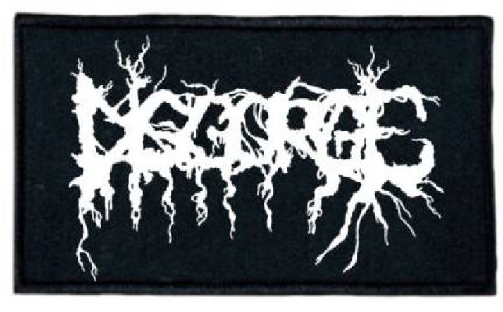 DISGORGE (Mex) - white Logo - Embroidered Patch (by SMG)