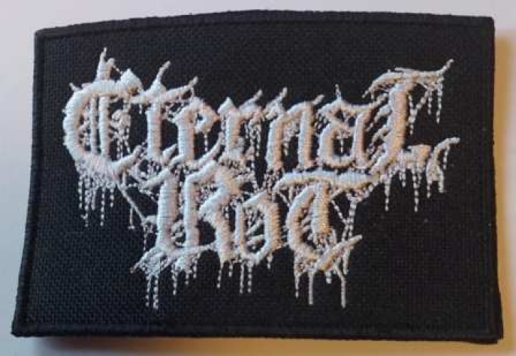 ETERNAL ROT - Embroidered Patch white Logo (by SMG)