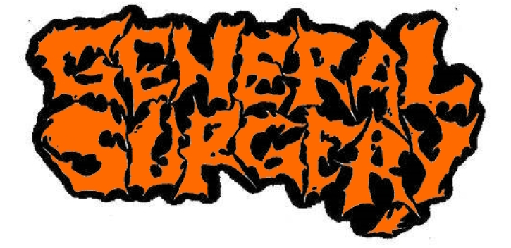 GENERAL SURGERY - orange Logo embroidered cutout Patch (by SMG)