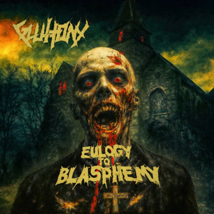 GLUTTONY - 12'' LP - Eulogy To Blasphemy (red Vinyl)