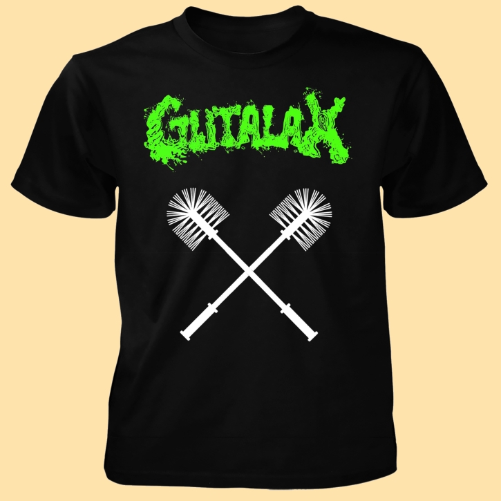 GUTALAX - Green Logo Toilet Brushes - T-Shirt Größe L