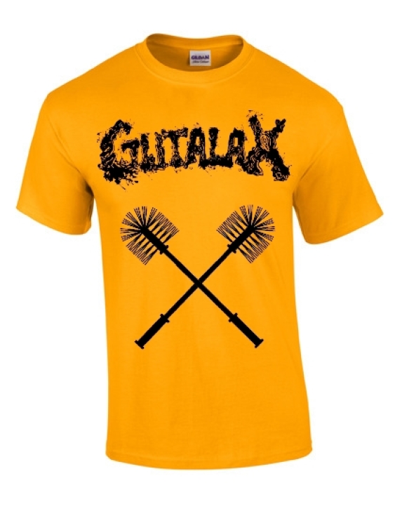 GUTALAX - toilet brushes - gold T-Shirt size XXL