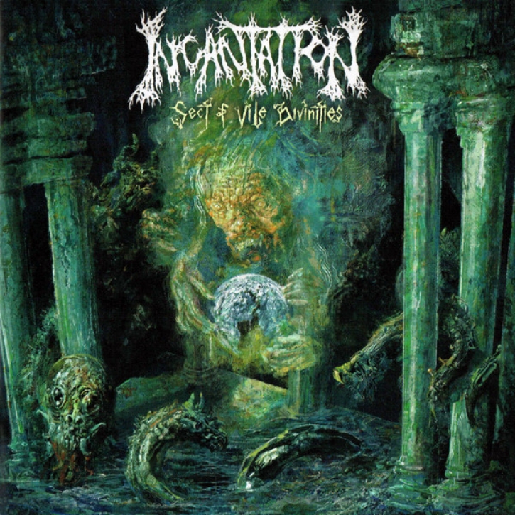 INCANTATION - 12'' LP - Sect Of Vile Divinities (White splatter Vinyl)