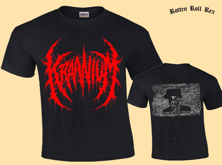 KRAANIUM - Rest in Power - red Logo T-Shirt size M