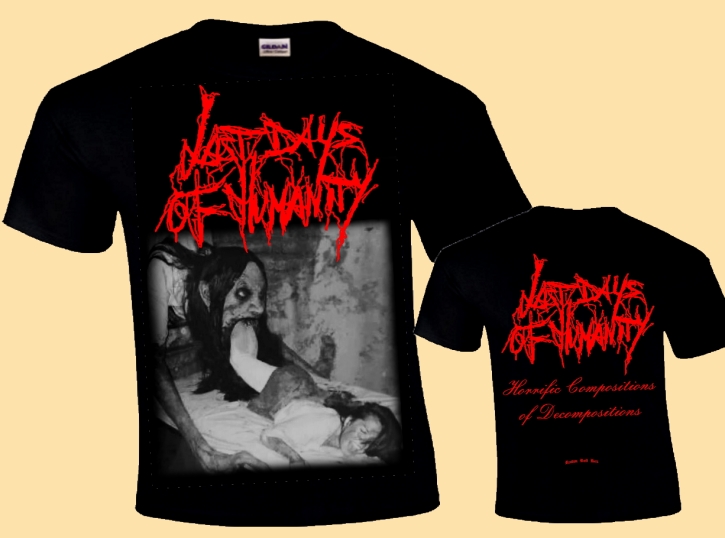 LAST DAYS OF HUMANITY - Horrific Compositions of Decomposition - T-Shirt Größe XXXXL