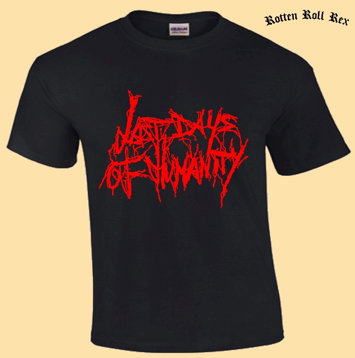 LAST DAYS OF HUMANITY - Logo - T-Shirt Größe XXXL