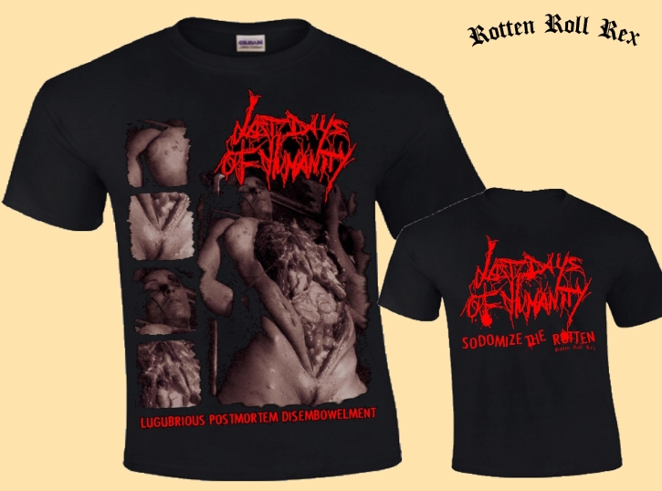 LAST DAYS OF HUMANITY - Lugubrious Postmortem Disembowelment -  T-Shirt Größe M