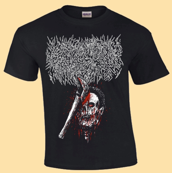 LIQUID VISCERA - Axe - T-Shirt Größe XXXL