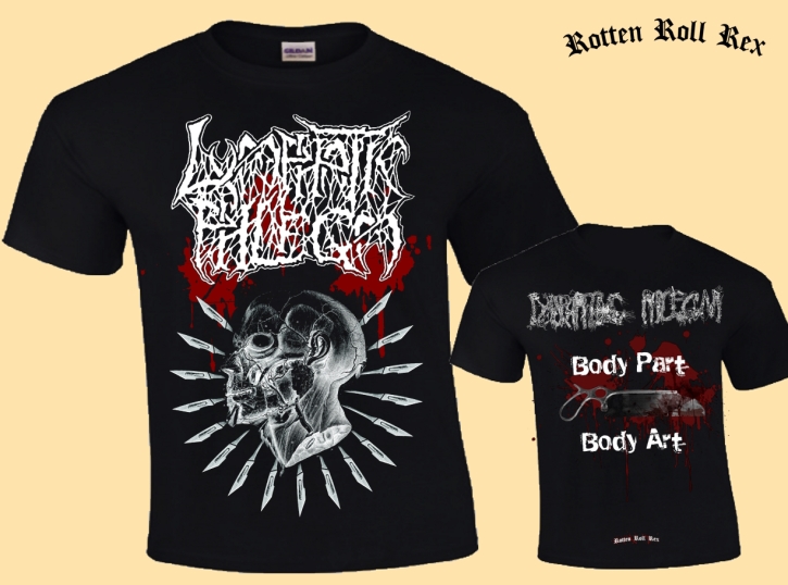 LYMPHATIC PHLEGM - Body Part Body Art - T-Shirt size M