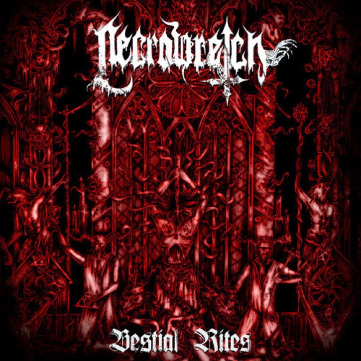 NECROWRETCH - Gatefold 12'' LP - Bestial Rites (Red Vinyl)
