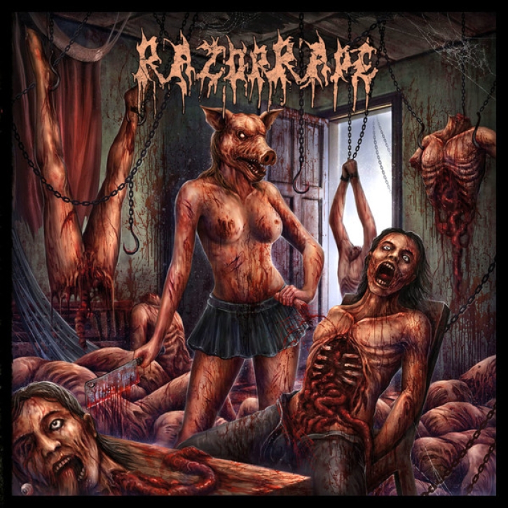 RAZOR RAPE - 12'' LP - Fucked Beyond Recognition