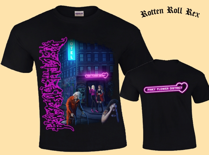 RECTAL SMEGMA - Pinky Flower District - T-Shirt size L