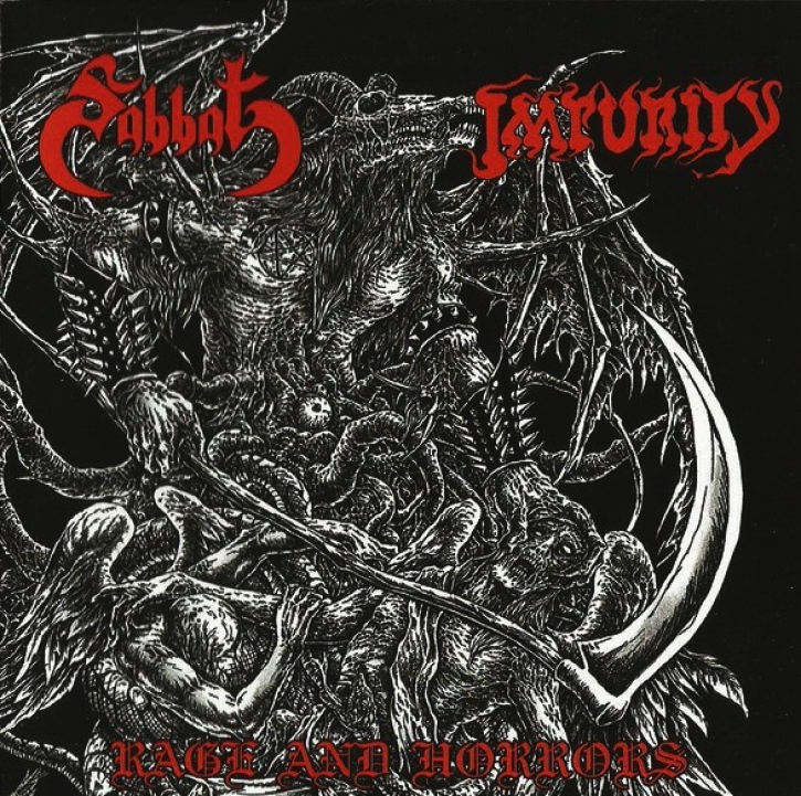 SABBAT / IMPURITY - split CD - Rage And Horrors