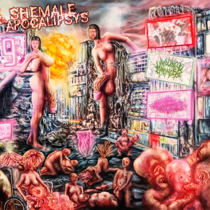 PIGTO / MANDINGO MADNESS / S.A.D.E. - 3 way split CD - "Shemale Apocalypsys"