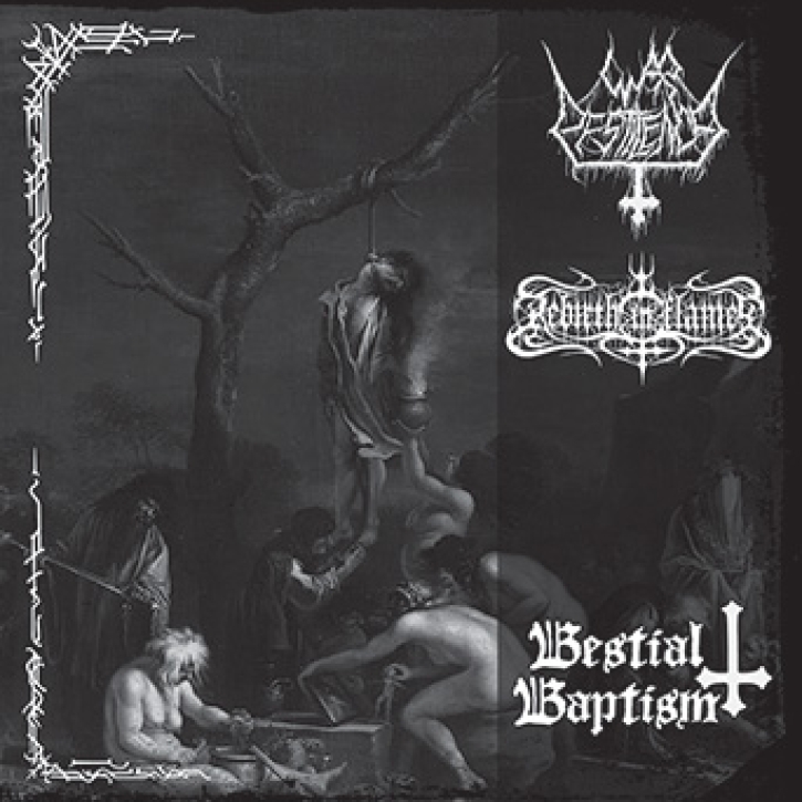 WAR PESTILENCE / REBIRTH IN FLAMES -split CD- Bestial Baptism
